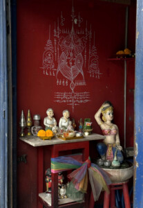 Old City Doorway Red  – living like I'm dying