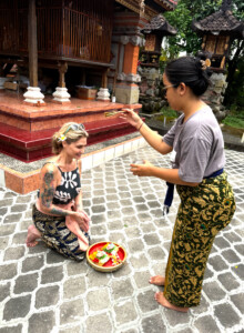 living like im dying ubud temple holy water