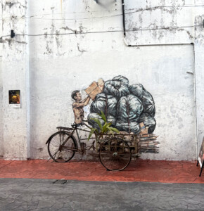 living like im dying big bike load mural ipoh