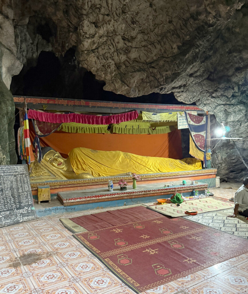 Battambang, Bamboo Train, BBQ Rats, and the Killing Cave 18 living like im dying reclining buddha murder cave battambang