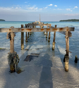 living like im dying pier to nowhere saracen bay koh rong sanloem cambodia