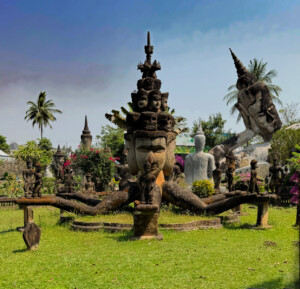 living like im dying buddha park6 vientiane laos