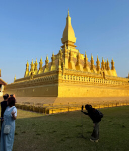 Hot in Vientiane and One Massage Too Far 9 vientiane gold gold gold pha that luang laos
