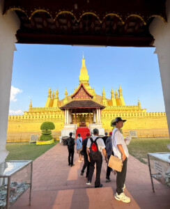Hot in Vientiane and One Massage Too Far 4 vietniane entrance that luang laos