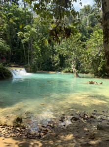 What the Hell Happened in Luang Prabang? 20 kuang si waterfall turquoise water luang prabang laos