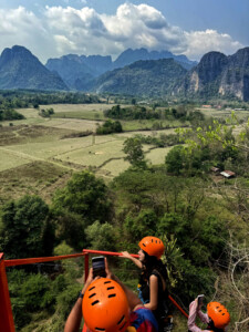 Vang Vieng and Real Life Jungle Gyms 21 vang vieng zipline view laos