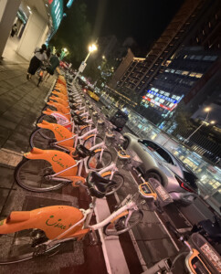 Taipei: Ready or Not I've Arrived 9 u bikes at night taipei taiwan